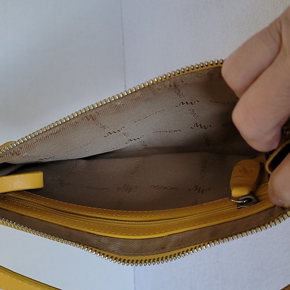 Monsac vintage yellow handbag - Picture 9 of 13
